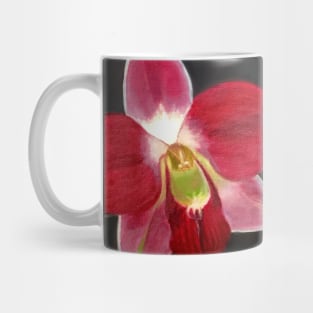 Blooming Red Orchid Mug